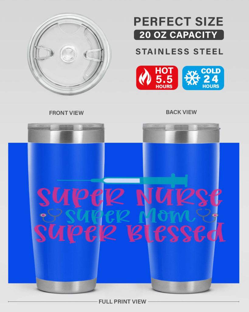 Super Nurse Super Mom Style Style 24#- nurse- tumbler