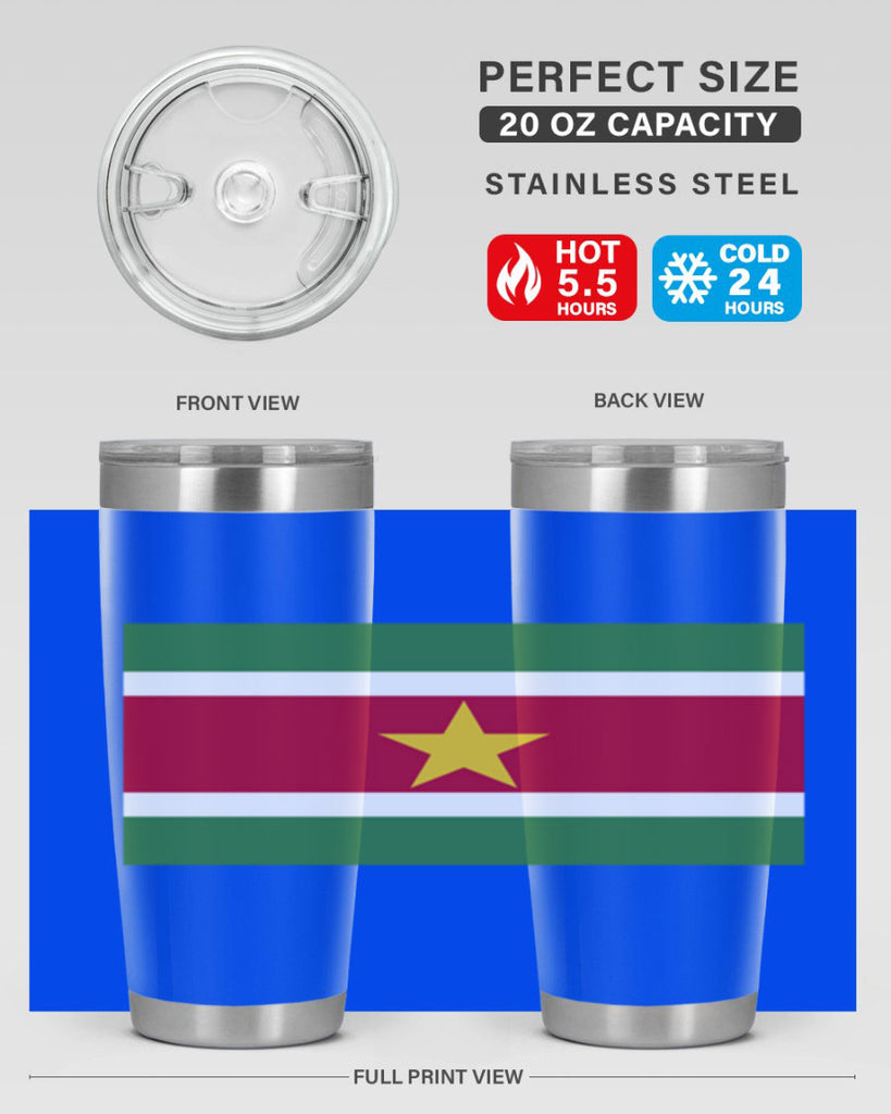 Suriname 30#- world flags- Tumbler