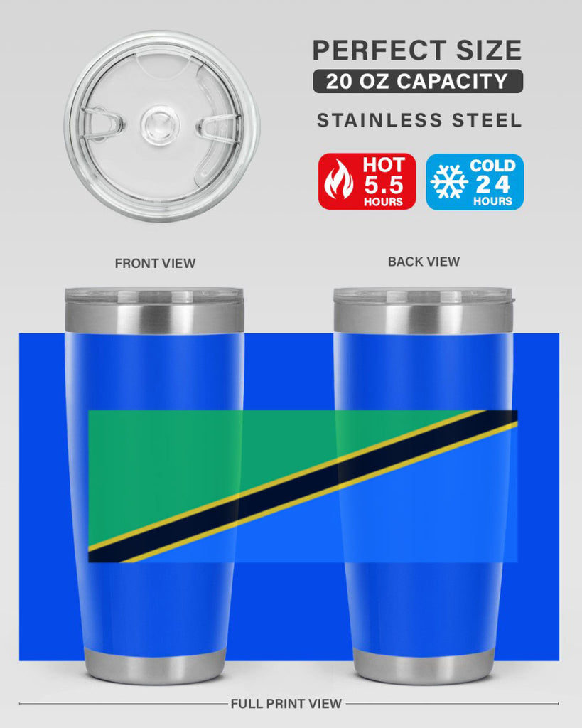 Tanzania 24#- world flags- Tumbler