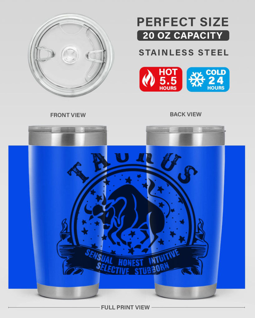 Taurus 5#- zodiac- Tumbler