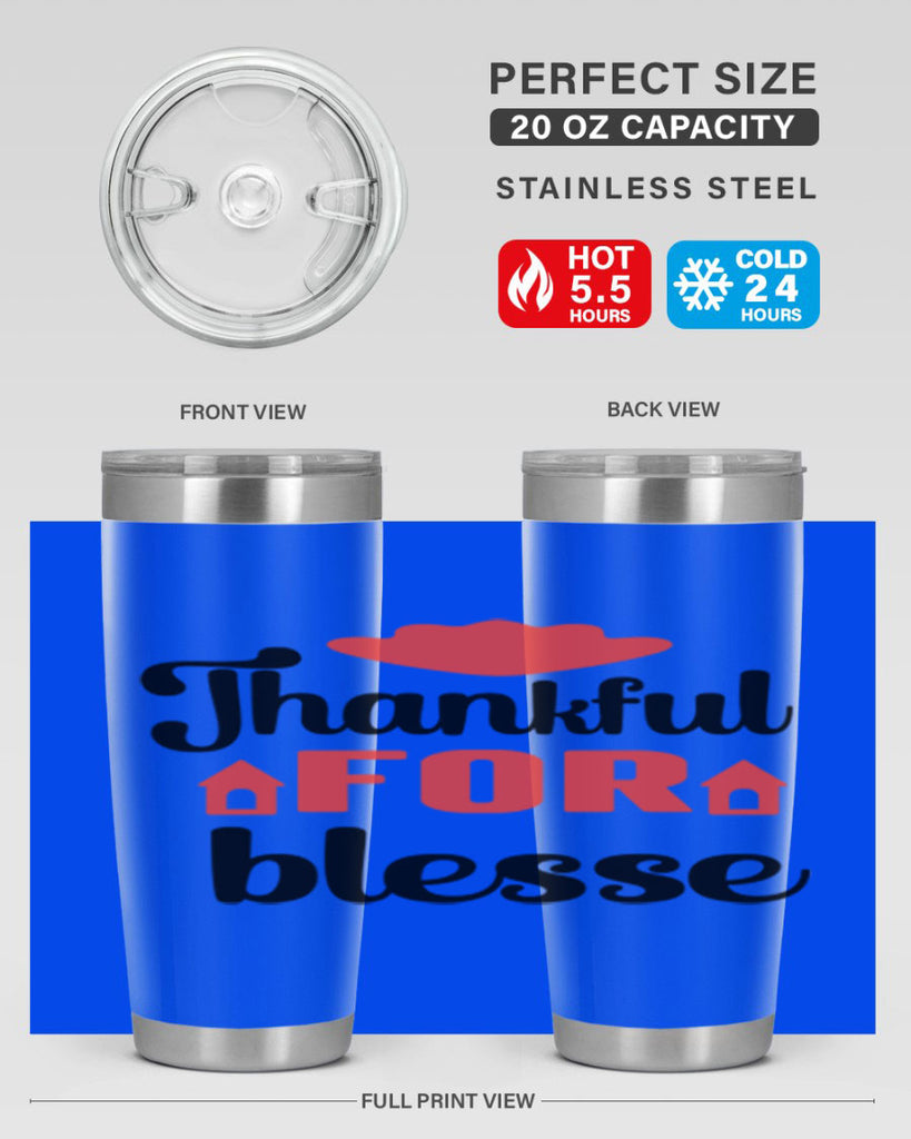 Thankful for blesse 599#- fall- Tumbler
