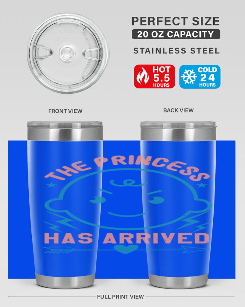 The princess has arrived Style 10#- baby shower- tumbler