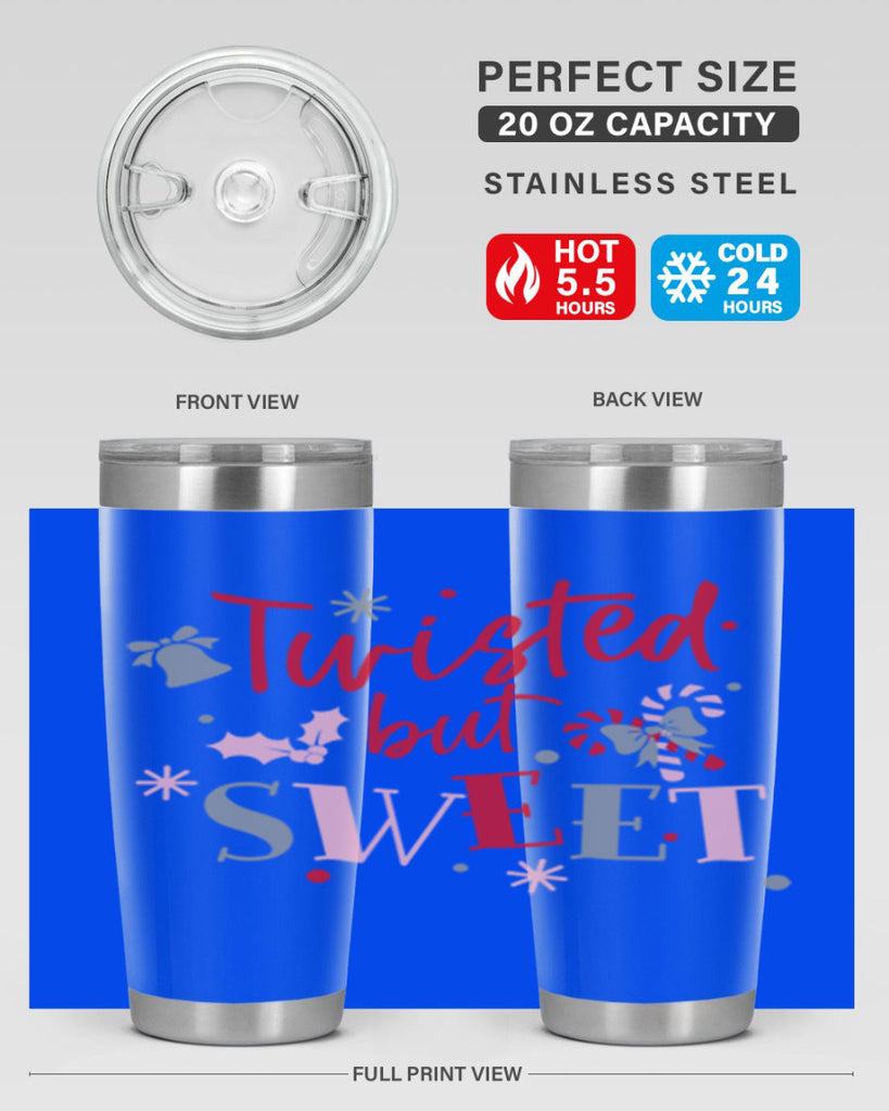 Twisted but sweet 424#- winter- Tumbler