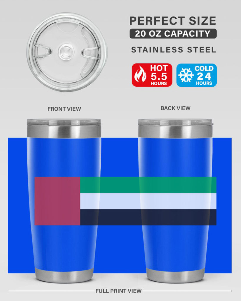 United Arab Emirates 12#- world flags- Tumbler