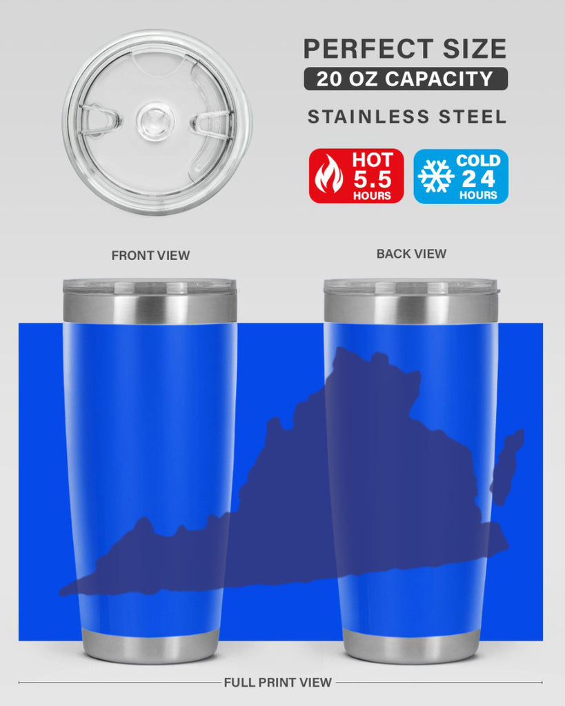 Virginia 5#- stateflags- Tumbler