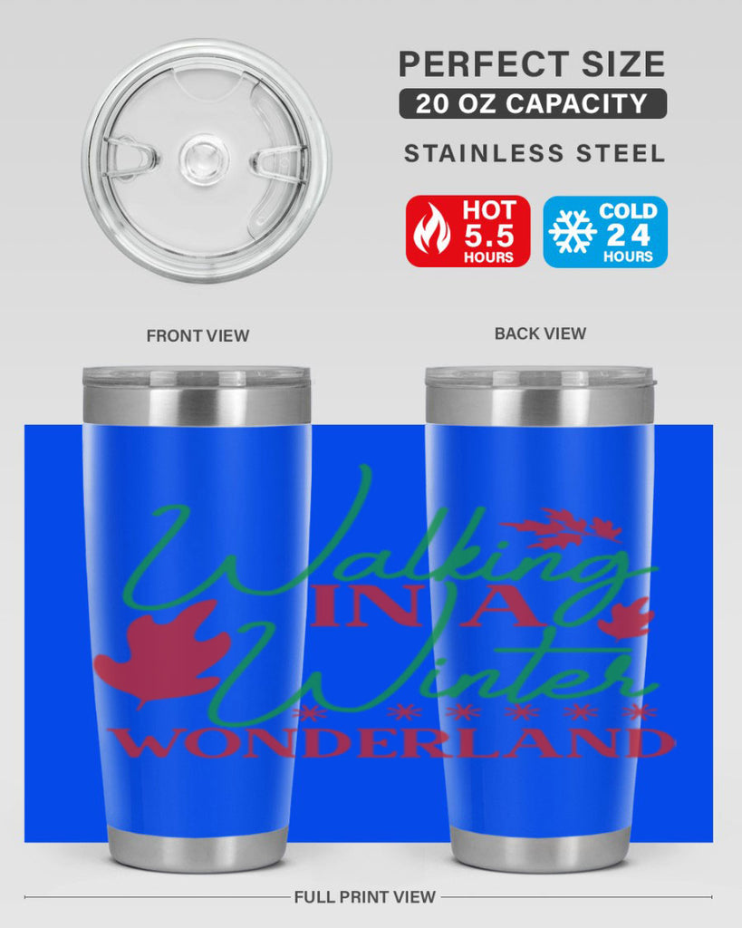 Walking In A Winter Wonderland 438#- winter- Tumbler