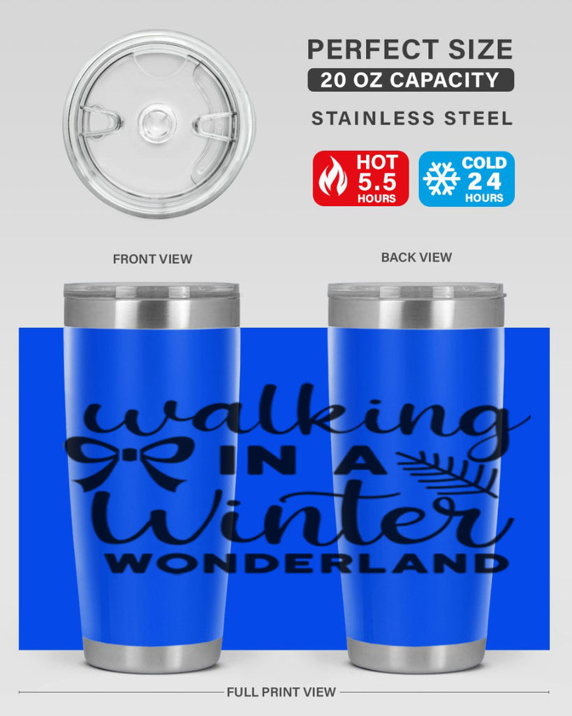 Walking In A Winter Wonderland 441#- winter- Tumbler