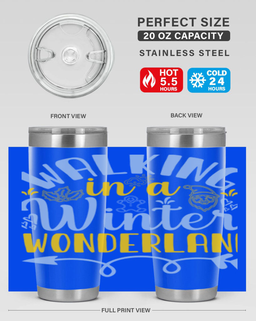 Walking in a winter wonderland440#- winter- Tumbler