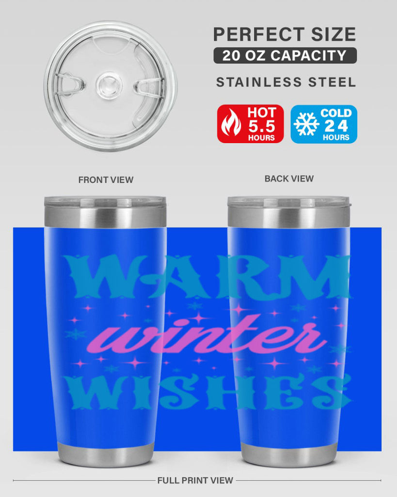Warm Winter Wishes 464#- winter- Tumbler