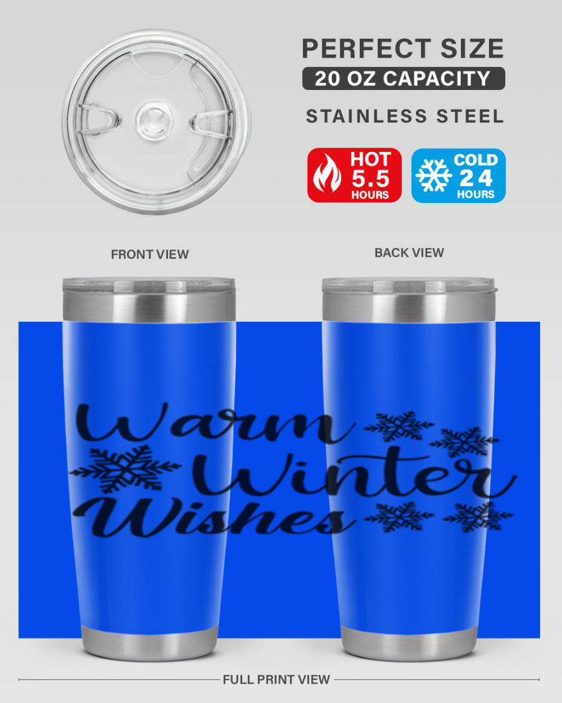 Warm Winter Wishes 466#- winter- Tumbler
