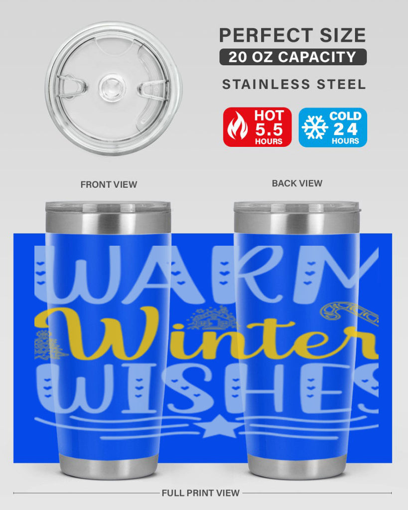 Warm winter wishes 449#- winter- Tumbler
