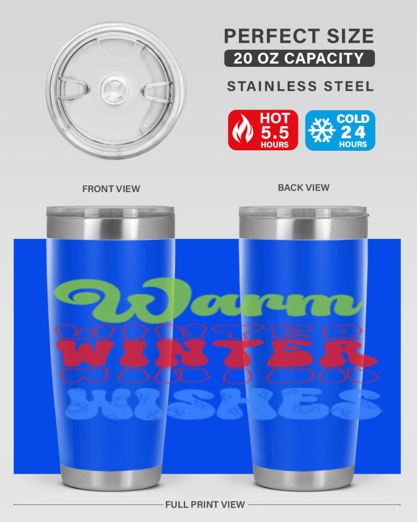 Warm winter wishes 458#- winter- Tumbler
