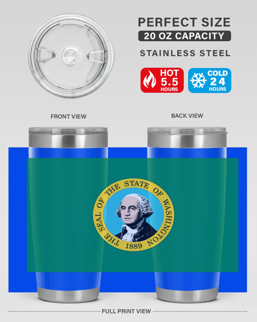Washington 4#- stateflags- Tumbler