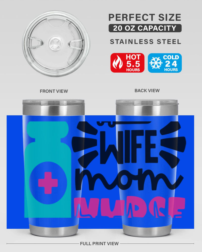 Wife Mom Nurse Style Style 10#- nurse- tumbler