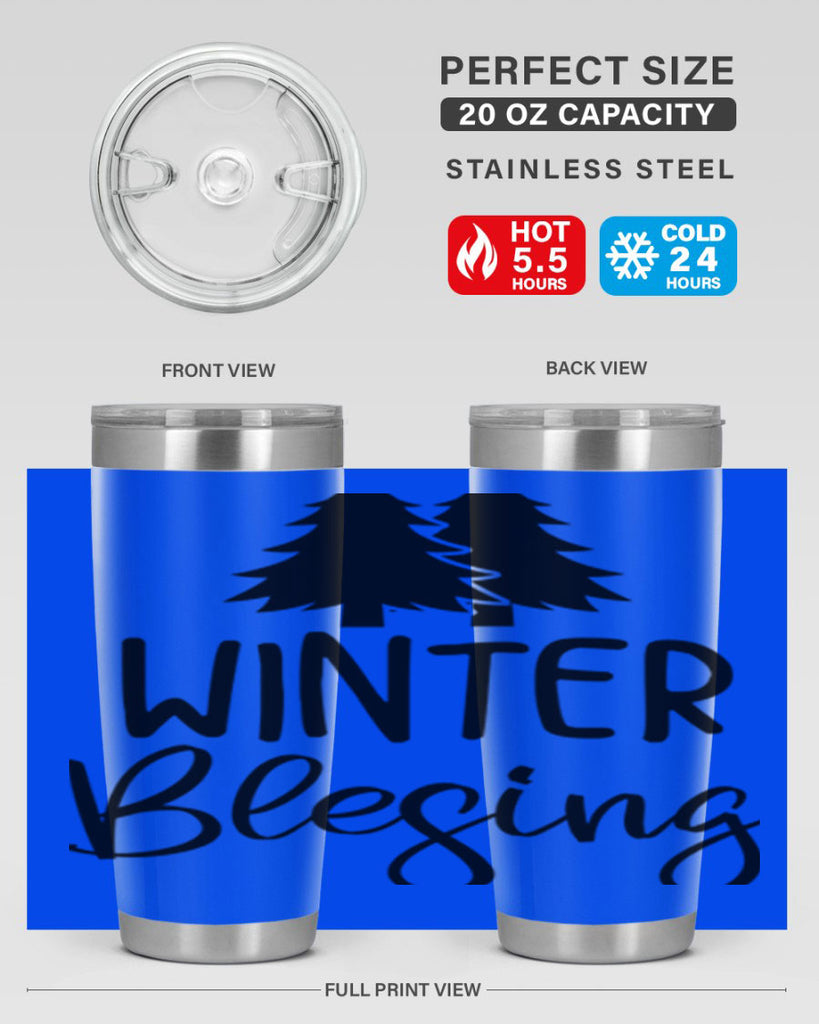 Winter Blesing483#- winter- Tumbler