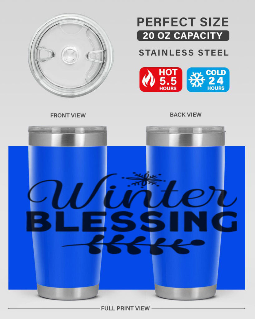 Winter Blessing488#- winter- Tumbler