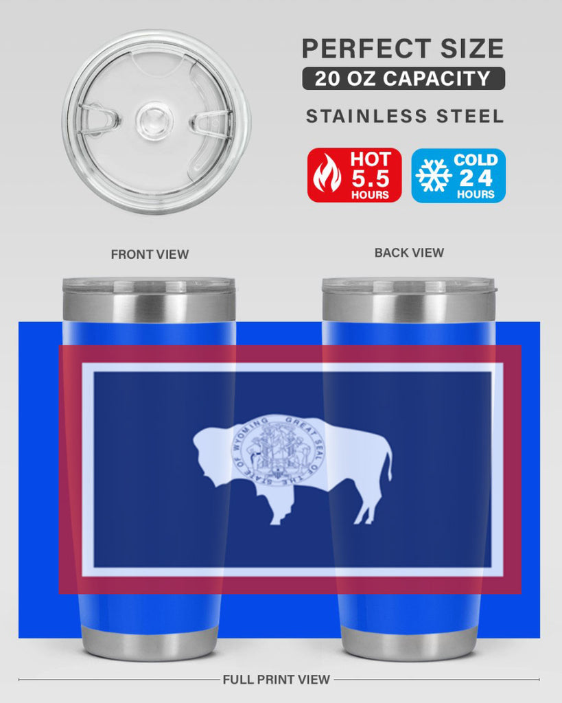 Wyoming 1#- stateflags- Tumbler