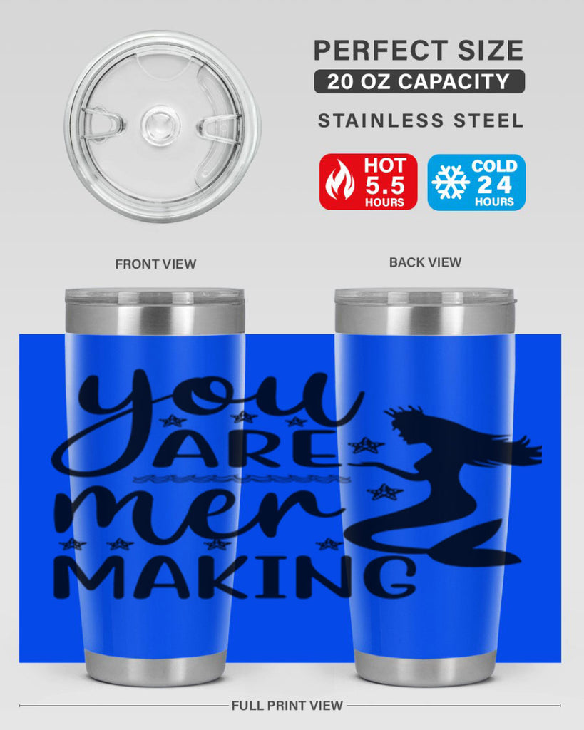 You are mer making 684#- mermaid- Tumbler