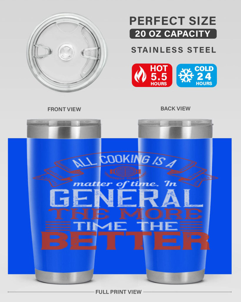 all cooking is a matter of time in general the more time the better 39#- cooking- Tumbler