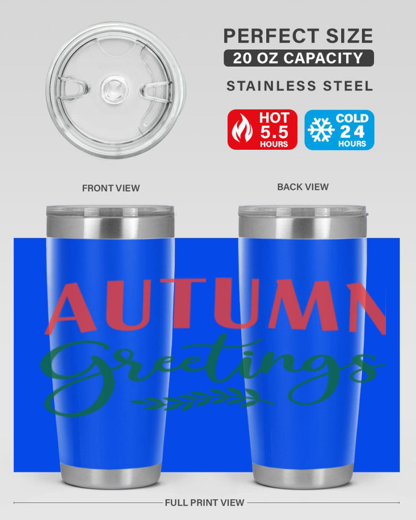 autumn greetings 14#- fall- Tumbler