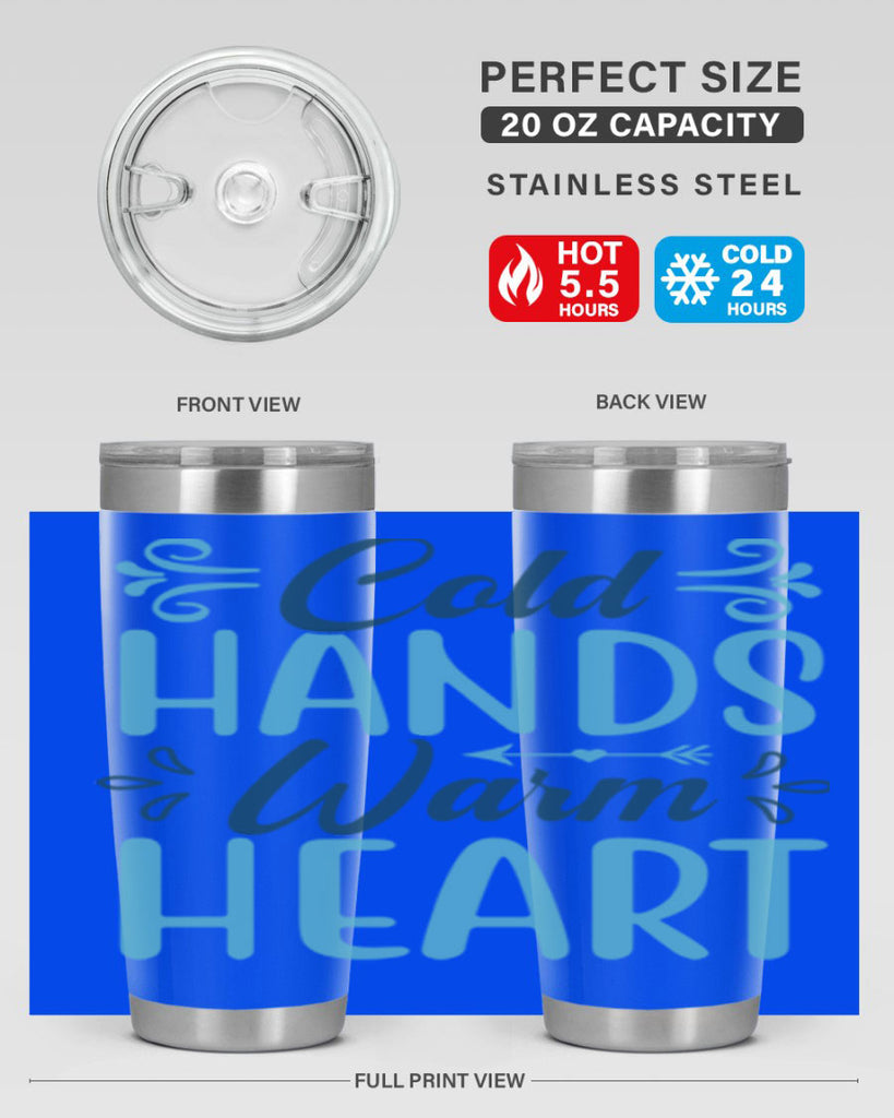 cold hands warm heart 50#- winter- Tumbler