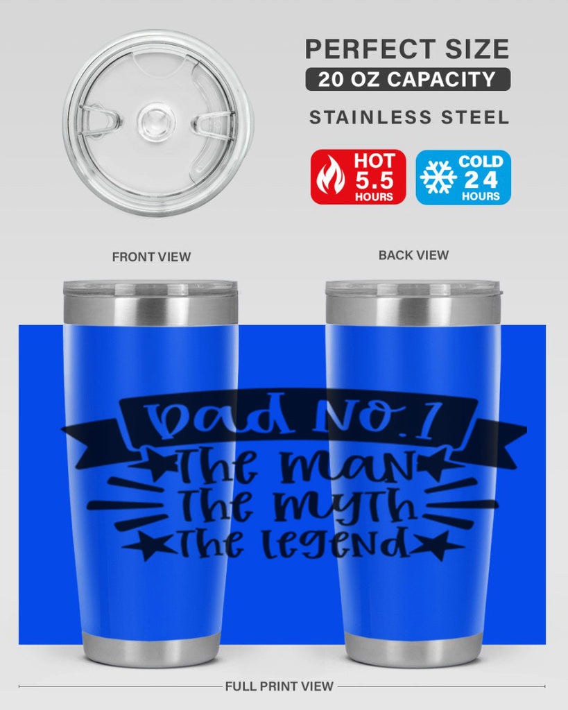 dad no the man the myth the legend 62#- fathers day- Tumbler