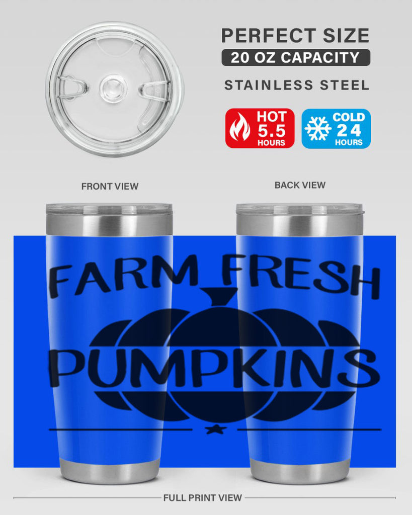 farm fresh pumpkins 173#- fall- Tumbler