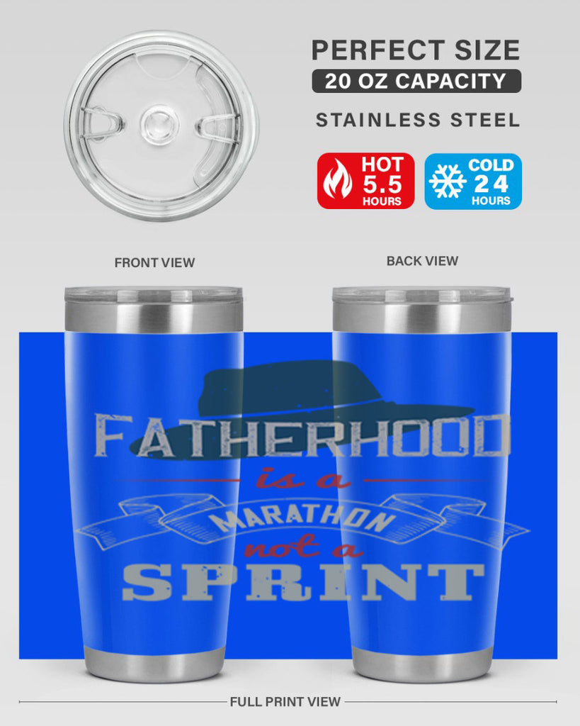 fatherhood is a marathon 227#- fathers day- Tumbler