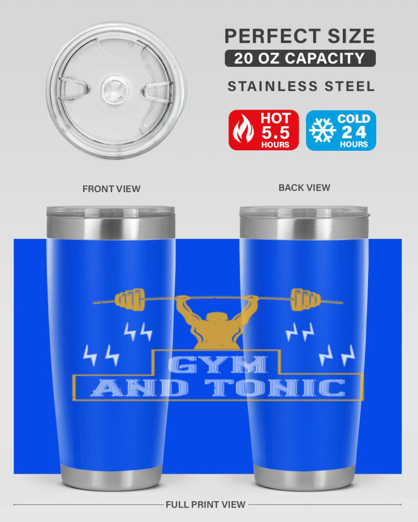 gym and tonic 100#- gym- Tumbler