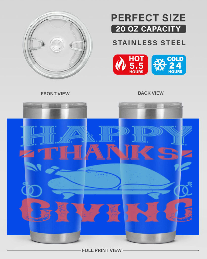 happy thanks giving 36#- thanksgiving- Tumbler