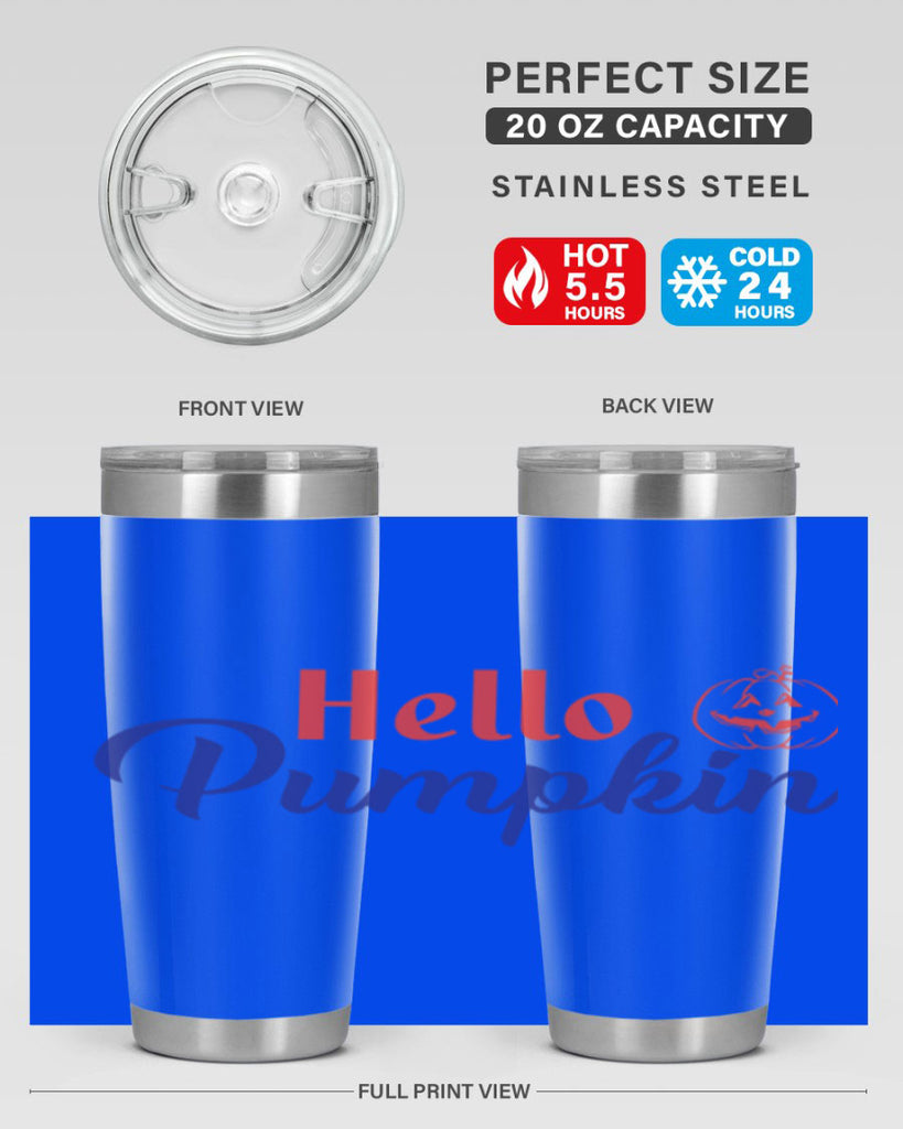 hello pumpkin 288#- fall- Tumbler