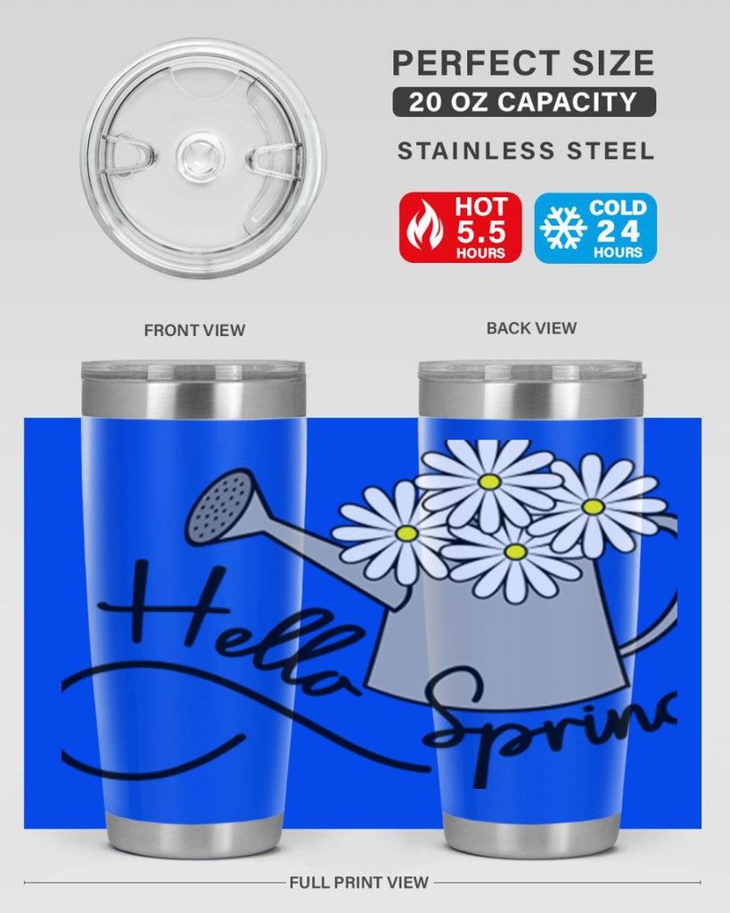 hello spring watering can208#- spring- Tumbler