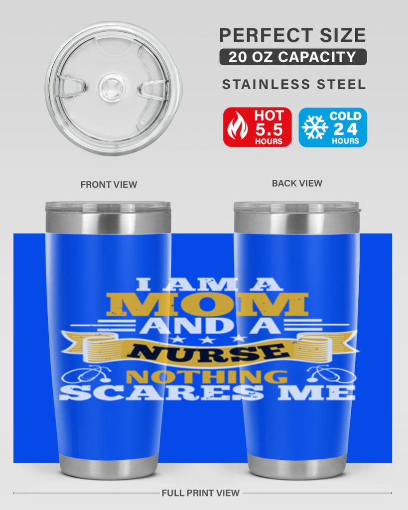 i am amom and a nurse Style 396#- nurse- tumbler