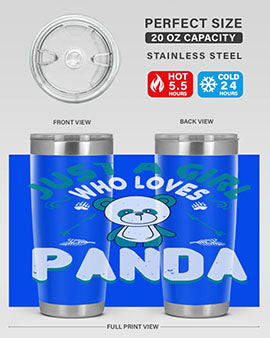 just a girl who loves panda 21#- Bears- Tumbler