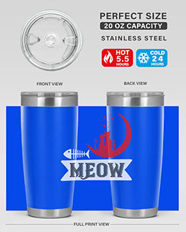meow Style 70#- cat- Tumbler