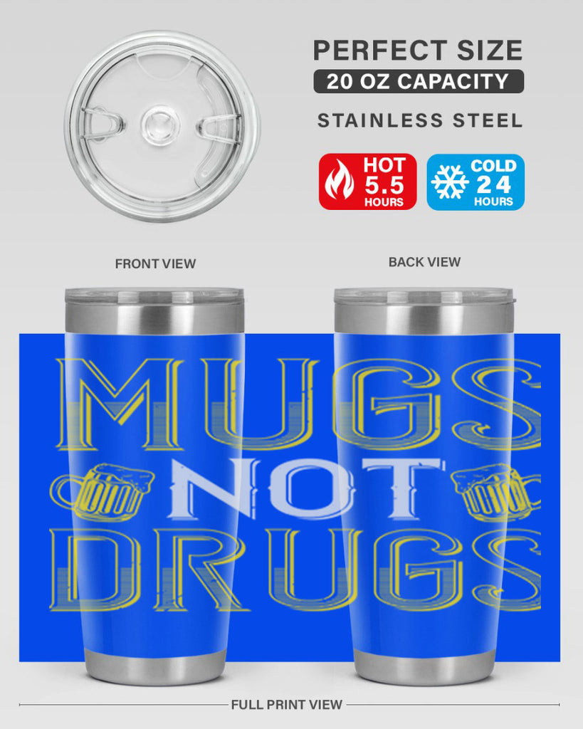 mugs not drugs Style 113#- St Patricks Day- Tumbler