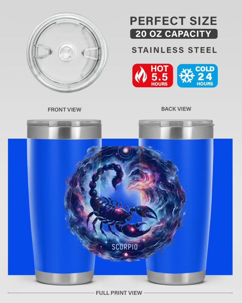 scorpio 461#- zodiac- Tumbler