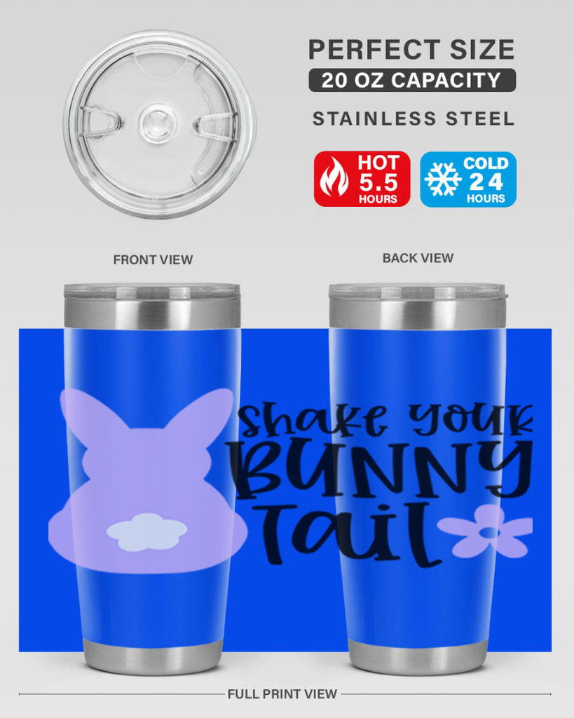shake your bunny tail 12#- easter- Tumbler