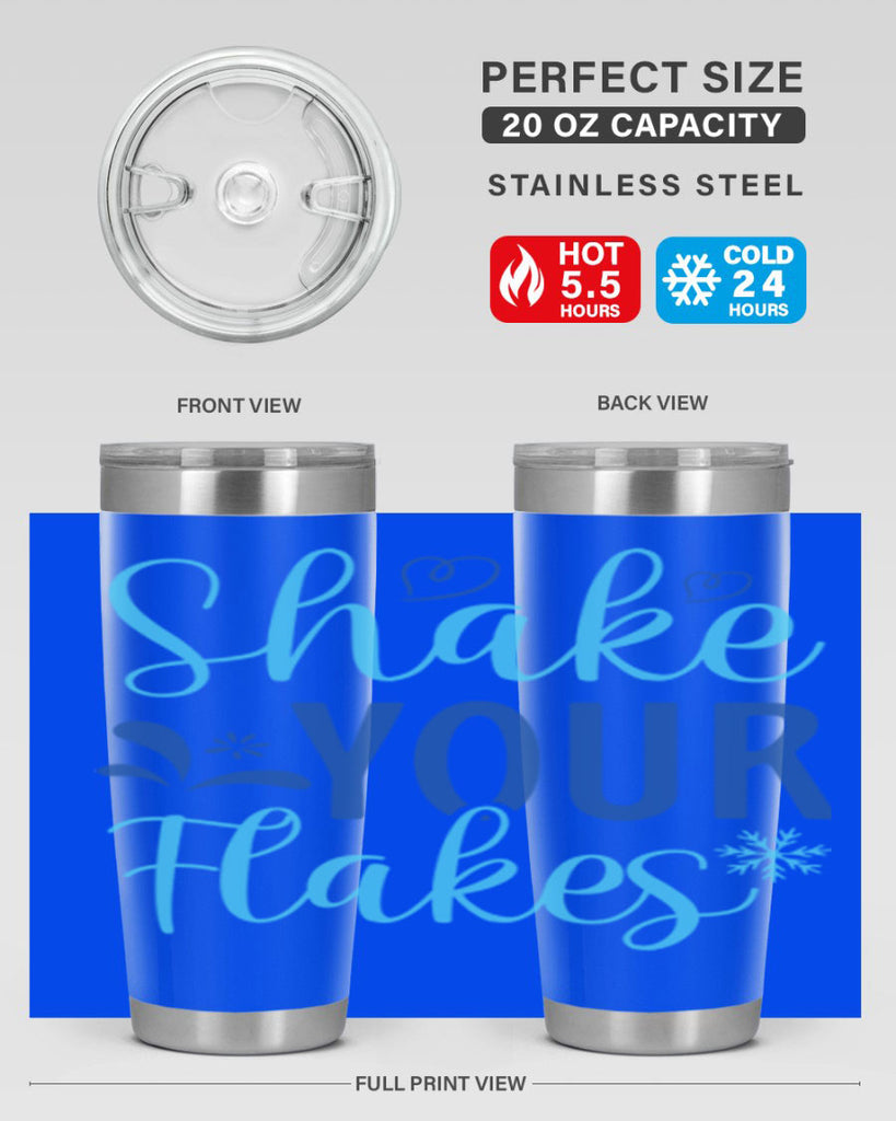 shake your flakes 359#- winter- Tumbler