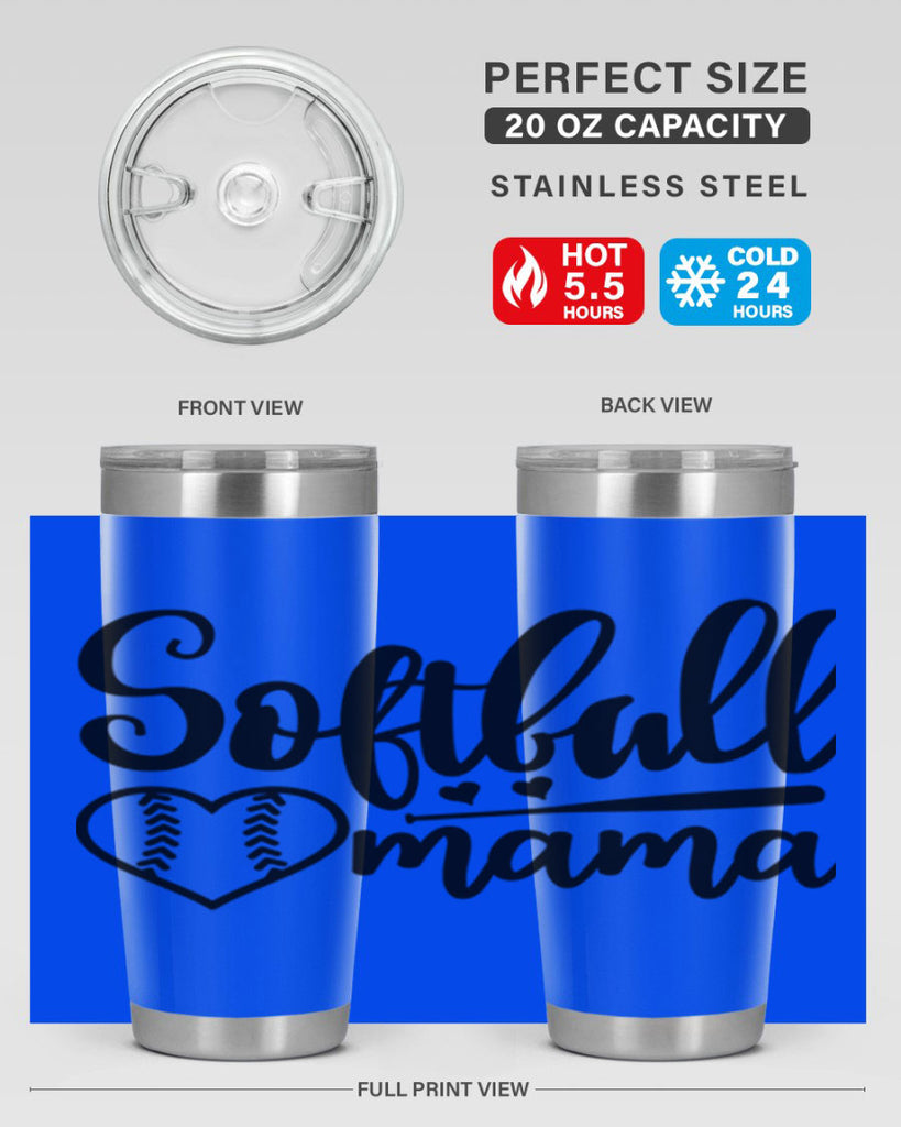 softball mama 2274#- softball- Tumbler