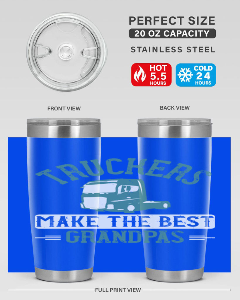 truckers make the best grandpas Style 12#- truck driver- tumbler