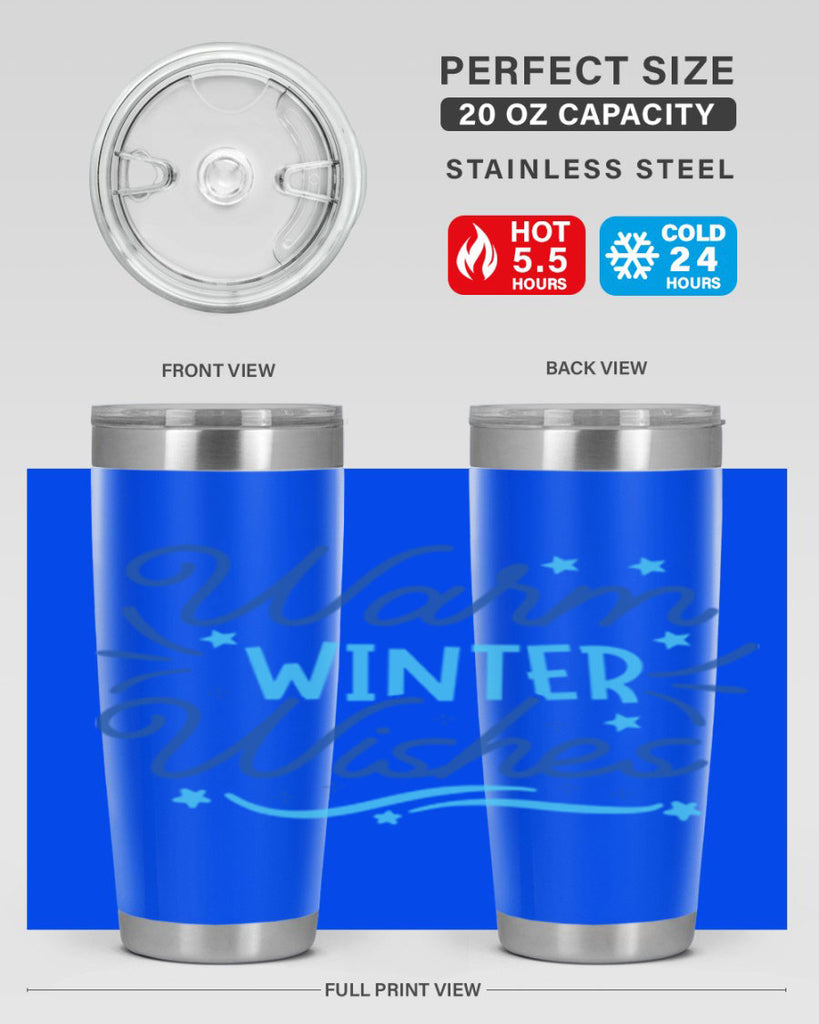 warm winter wishes 457#- winter- Tumbler