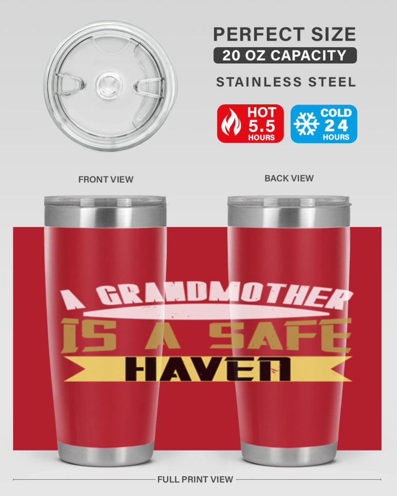 A Grandmother is a safe 41#- grandma - nana- Tumbler