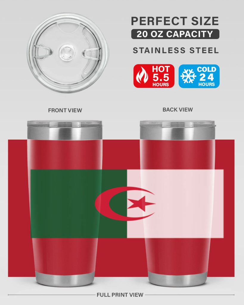Algeria 195#- world flags- Tumbler