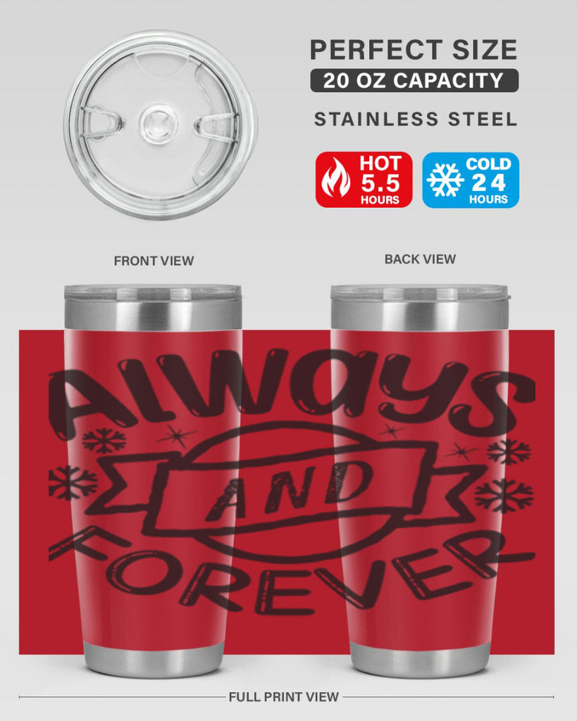 Always and forever 16#- winter- Tumbler