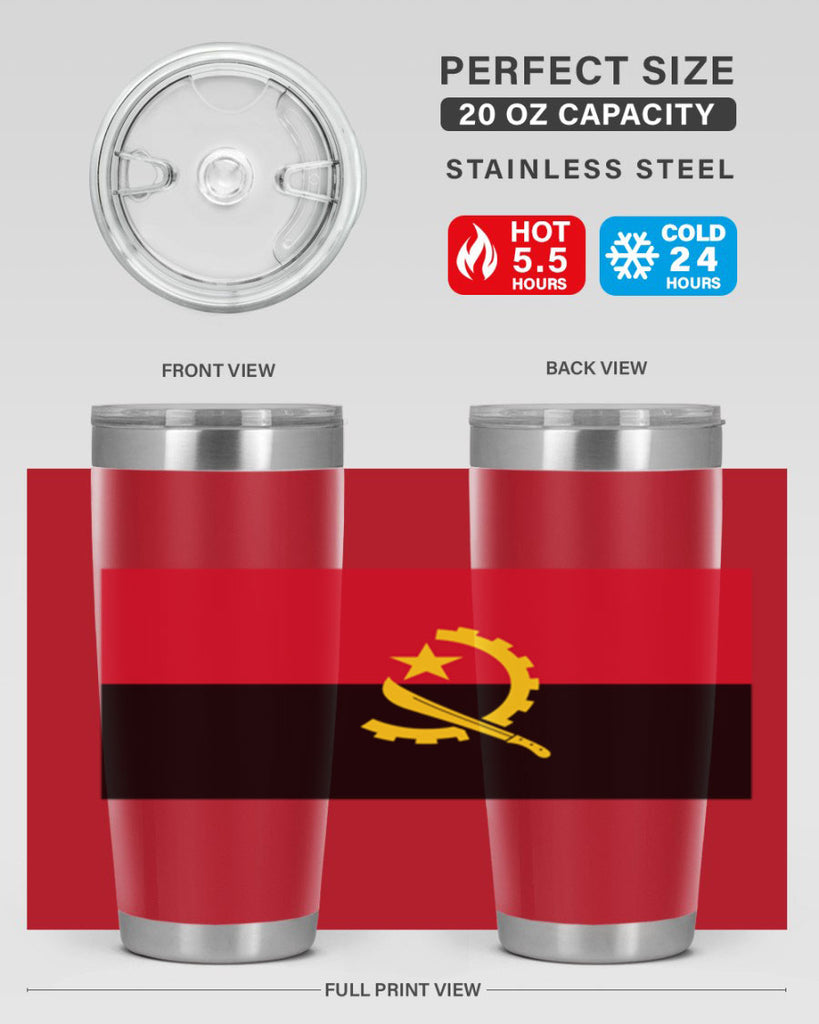 Angola 193#- world flags- Tumbler