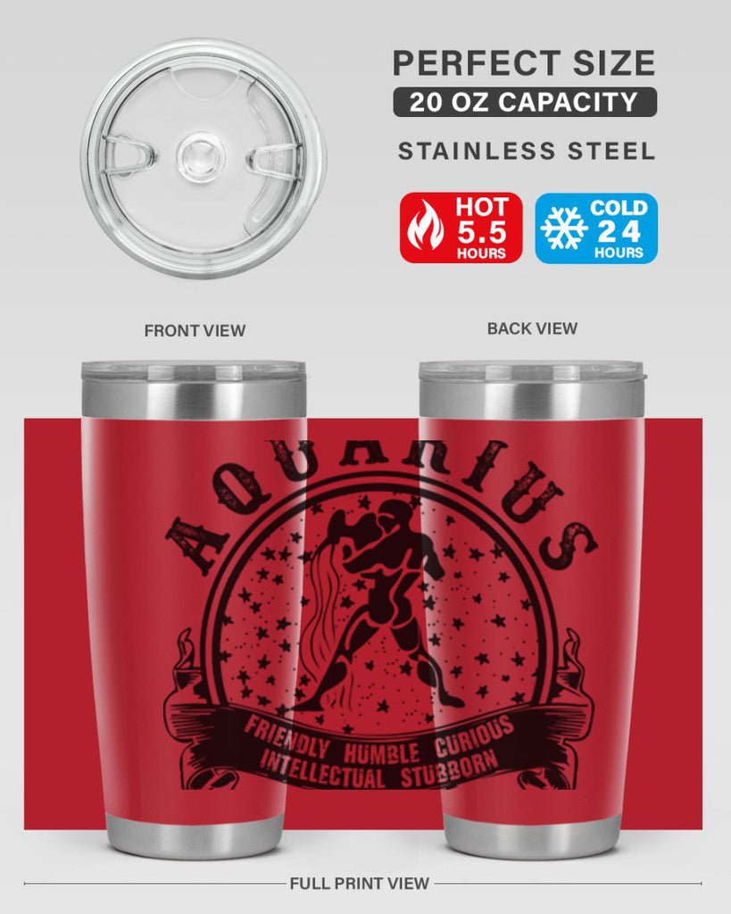 Aquarius 42#- zodiac- Tumbler