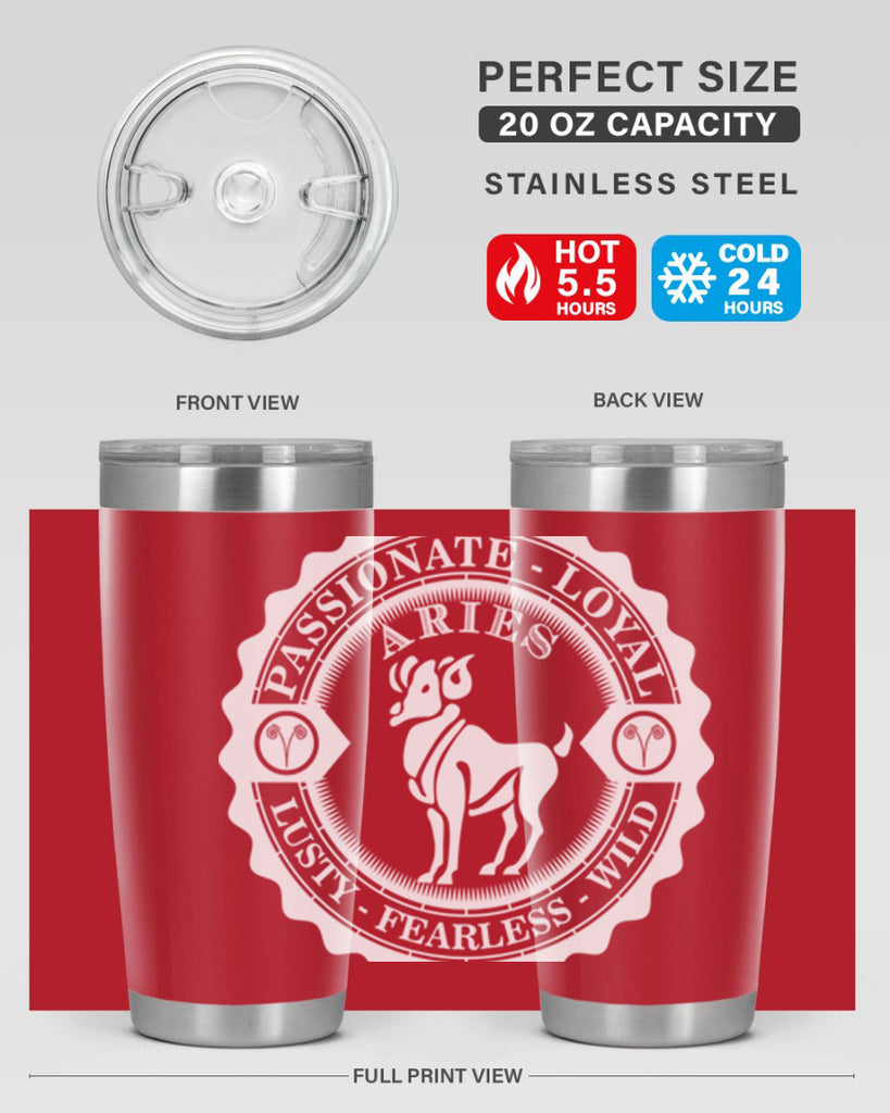 Aries 4#- zodiac- Tumbler