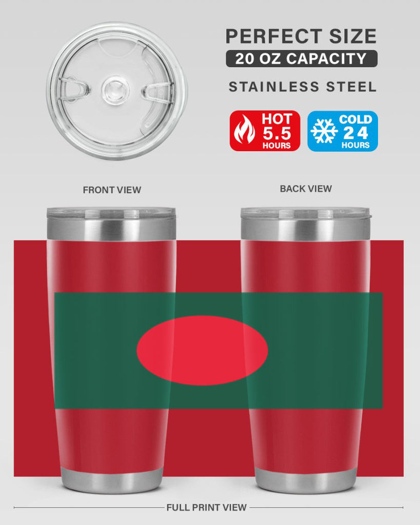 Bangladesh 184#- world flags- Tumbler
