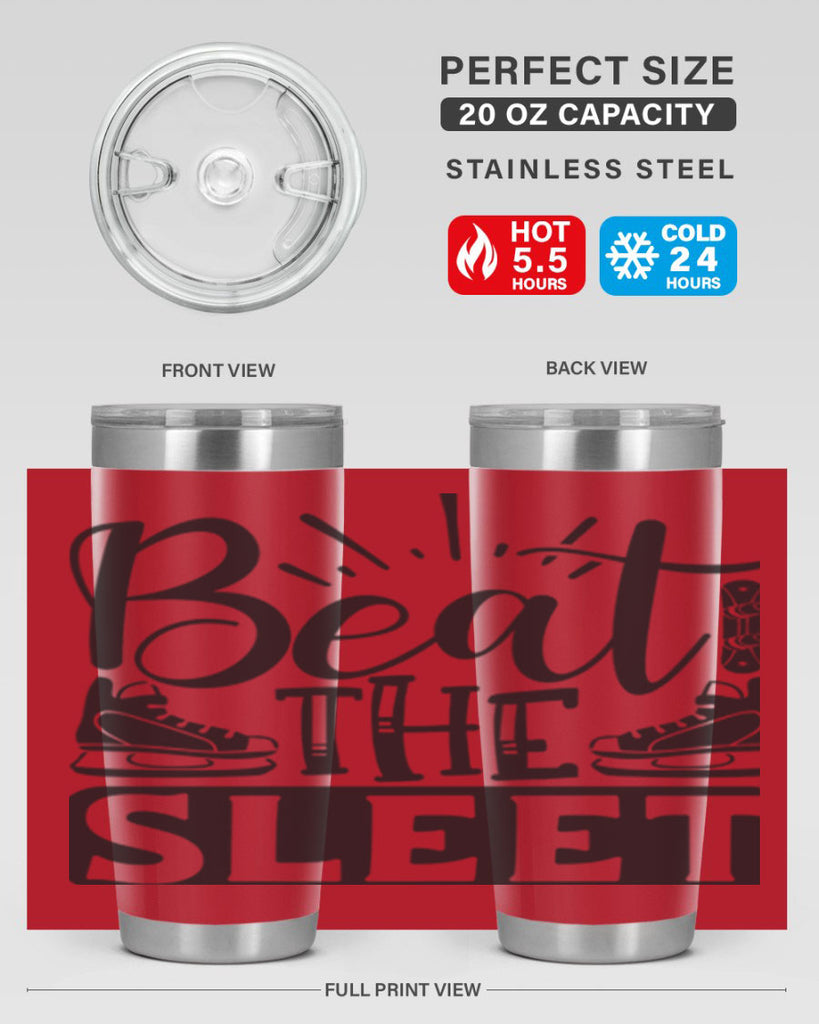 Beat the sleet 24#- winter- Tumbler